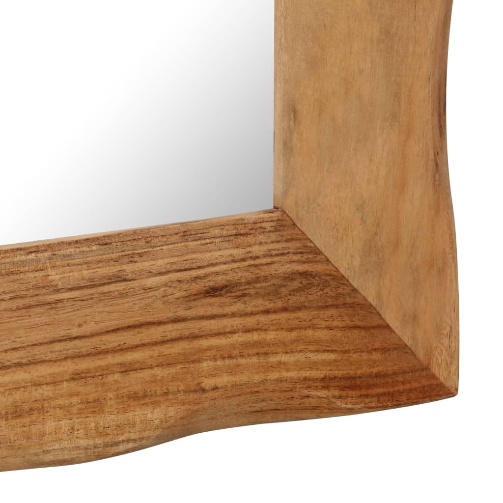 Cosmetic Mirror Solid Acacia Wood - 50×110cm