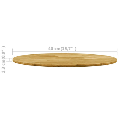 Table Top Solid Oak 23 mm 400 mm
