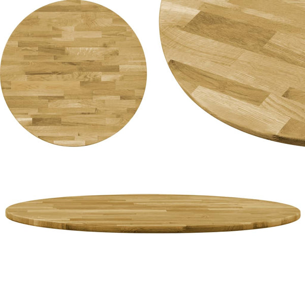  Table Top Solid Oak 23 mm 600 mm