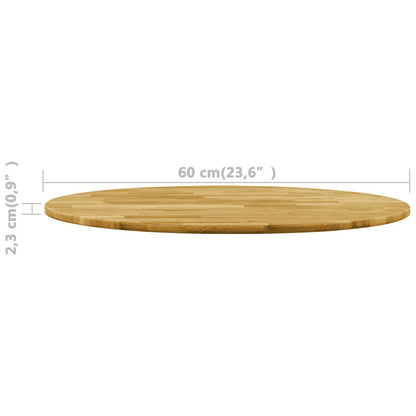 Table Top Solid Oak 23 mm 600 mm