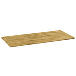 Table Top Wood Rectangular oak