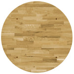 Wood Round Solid Table Top- Oak