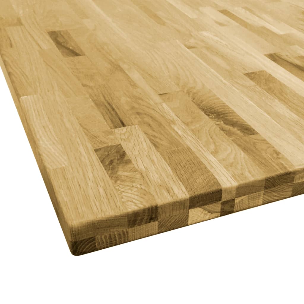Solid Oak Wood Square Table Top