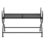 Bench Vintage Style Metal Black