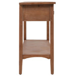Solid Wood Console Table-Brown