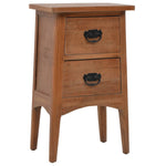 Solid Bedside Cabinet -brown