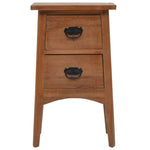 Solid Bedside Cabinet -brown