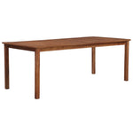 Garden Table Solid Acacia Wood, Brown