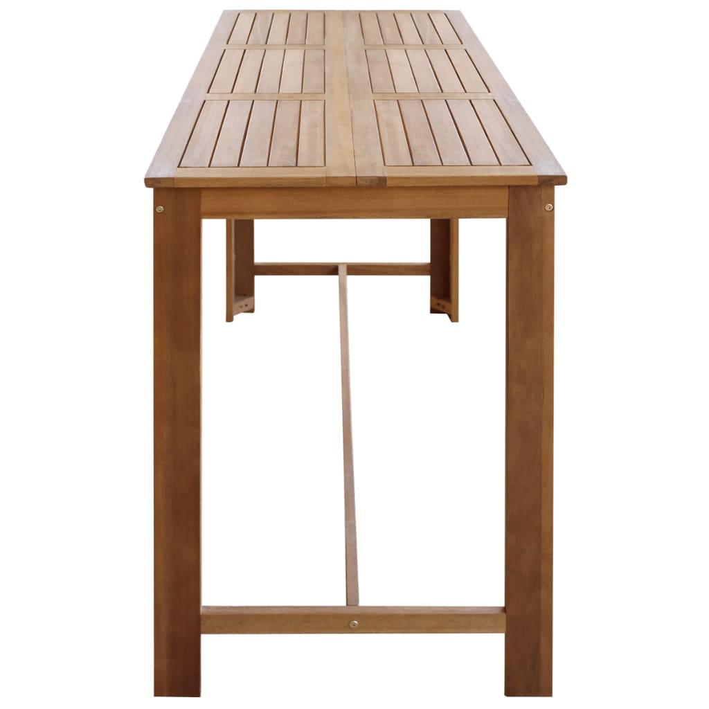 Bar Table Solid Acacia Wood - 150×70×105cm