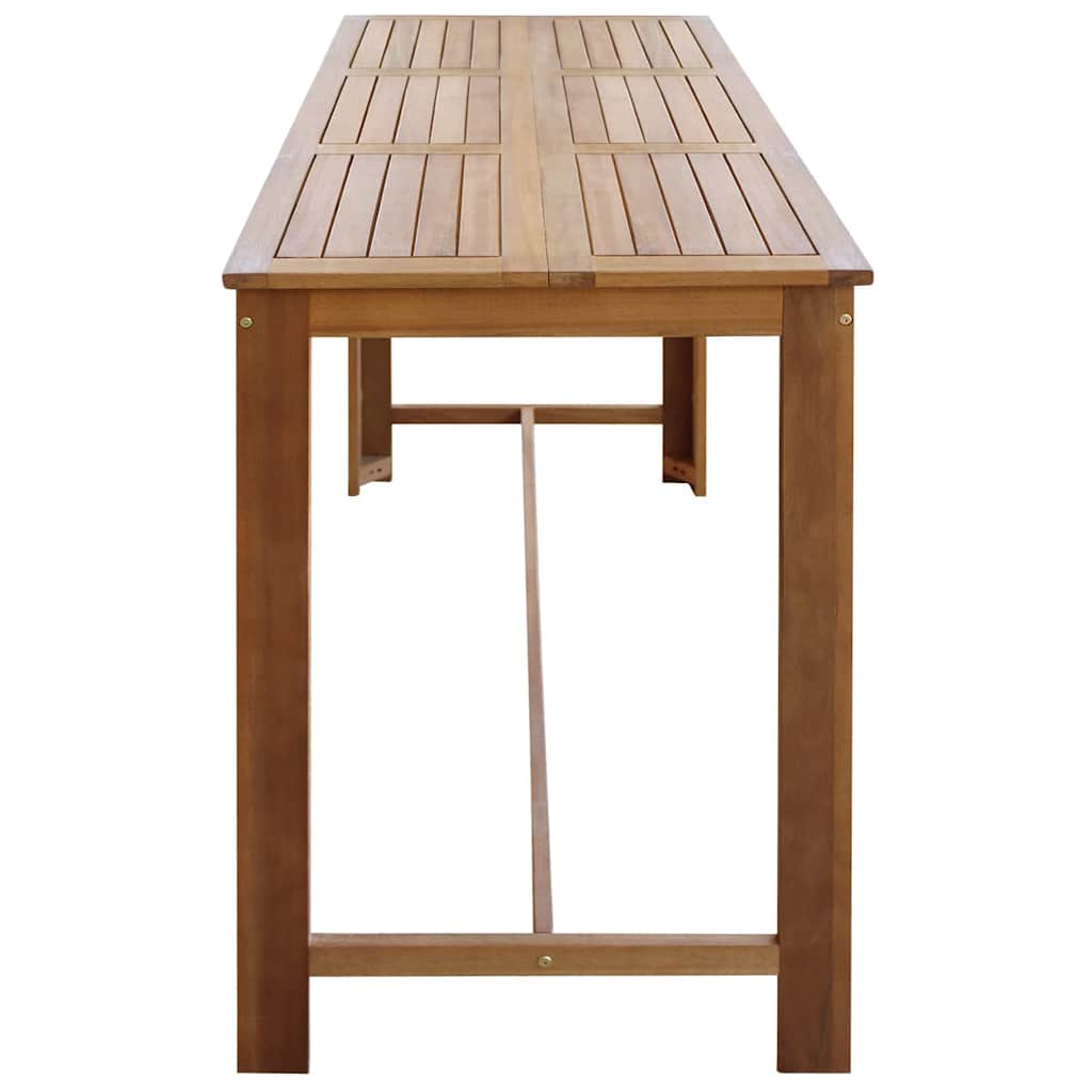 Bar Table Solid Acacia Wood - 150×70×105cm