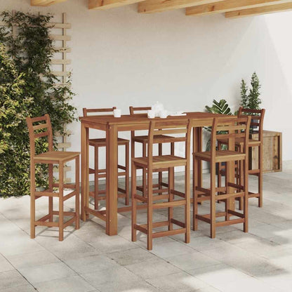 Bar Table Solid Acacia Wood - 150×70×105cm