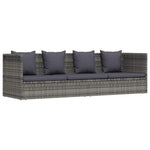 Durable Garden Bed Grey 200x60 cm Daily Living Essential Boho