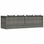 Durable Garden Bed Grey 200x60 cm Daily Living Essential Boho
