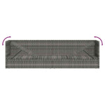 Durable Garden Bed Grey 200x60 cm Daily Living Essential Boho