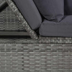 Durable Garden Bed Grey 200x60 cm Daily Living Essential Boho