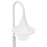 Garden Post Light E27 120 cm Aluminium White