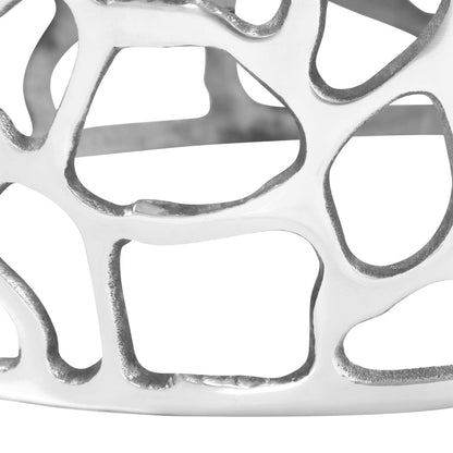 Coffee Table Casted Aluminium  Silver