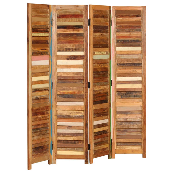  Room Divider Solid Reclaimed Wood 170 cm