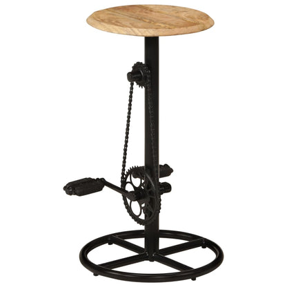 Bar Chairs 2 pcs Solid Mango Wood - 38×76cm
