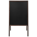 Double-sided Blackboard Cedar Wood Free Standing 60x80 cm