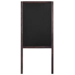 Double-sided Blackboard Cedar Wood Free Standing