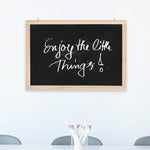 Wall-Mounted Blackboard Cedar Wood