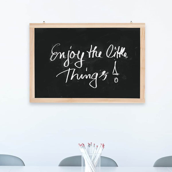  Wall-Mounted Blackboard Cedar Wood