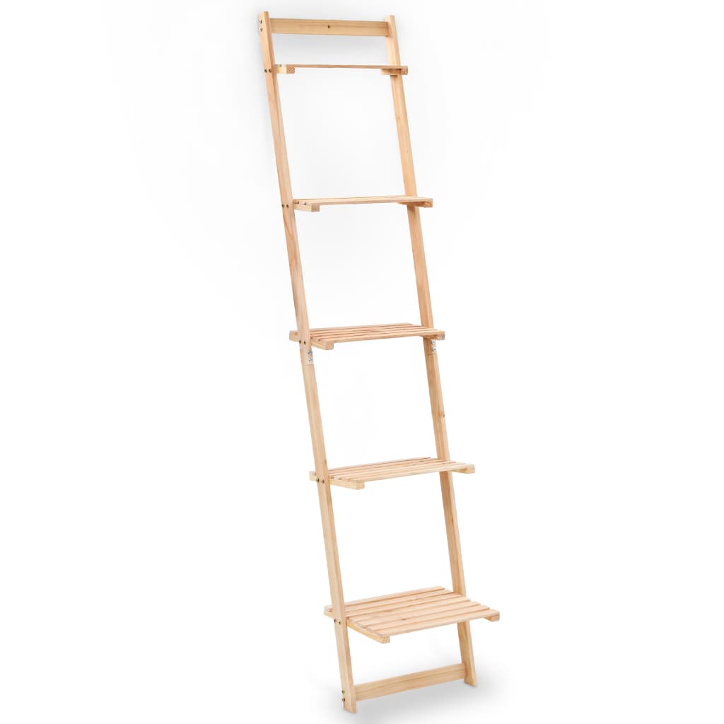 Ladder Wall Shelf Cedar Wood