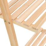 Ladder Wall Shelf Cedar Wood