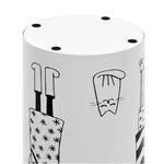 Umbrella Stand Women Steel White