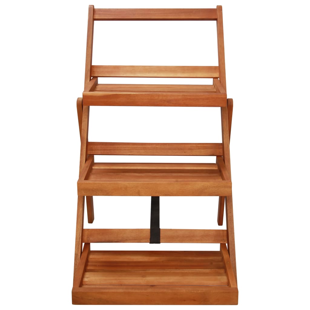 3-Tier Plant Stand  Solid Acacia Wood