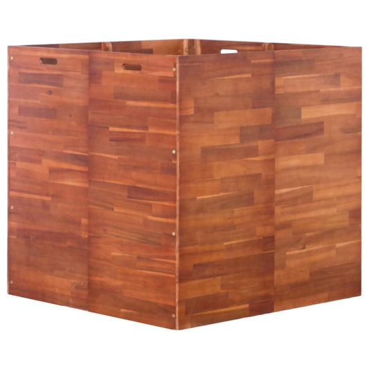 Garden Planter Acacia Wood - 100×100×100cm