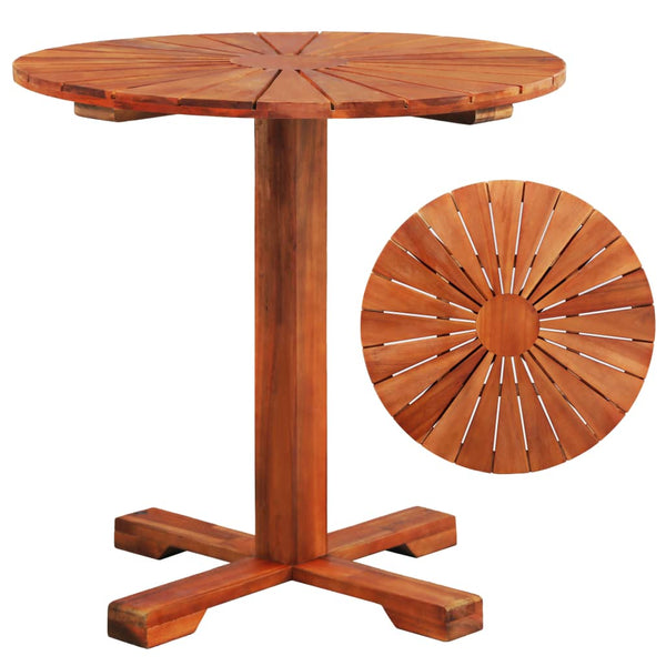  Bistro Table, Solid Acacia Wood