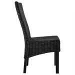 Dining Chairs 2 pcs Black