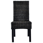 Dining Chairs 2 pcs Black