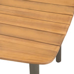 Garden Table -Solid Acacia Wood and Steel