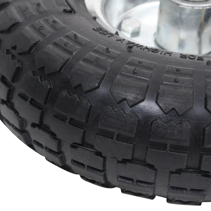 Sack Truck Wheels 4 pcs Rubber 4.10/3.50-4