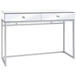 Mirrored Console Table Steel and Glass