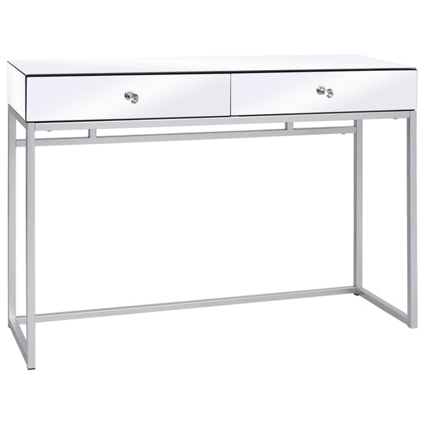  Mirrored Console Table Steel and Glass