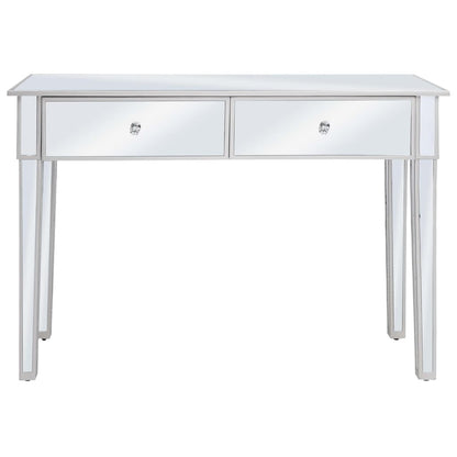 Mirrored Console Table MDF and Glass