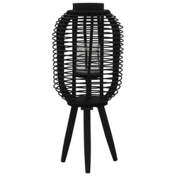 Freestanding Candle Lantern-black