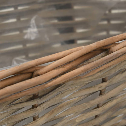 2 pcs Wicker Balcony Planter