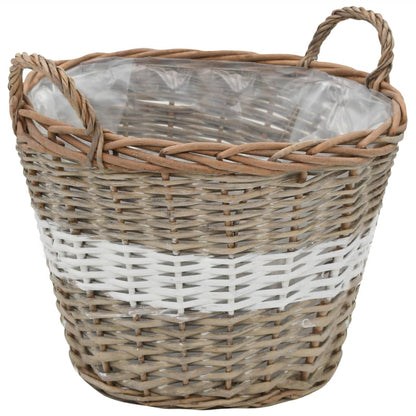 4 pcs Wicker Raised Bed