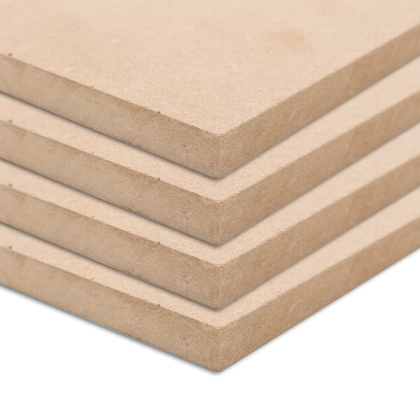  4 pcs MDF Sheets Square