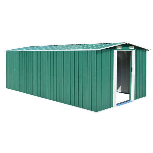 Garden Shed Metal - Green