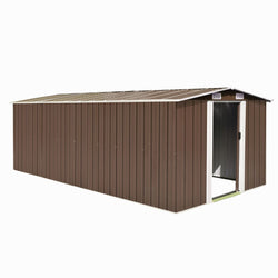 Garden Shed Metal - Brown