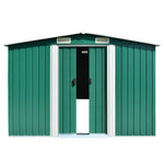 Garden Shed Metal Green