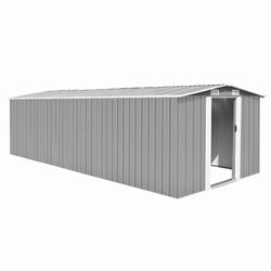Garden Shed Metal Grey
