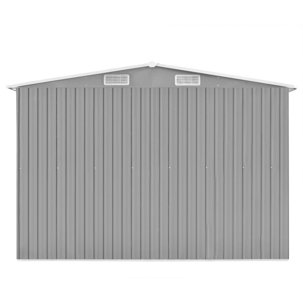 Garden Shed Metal Grey - 257×580×181cm