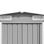 Garden Shed Metal Grey